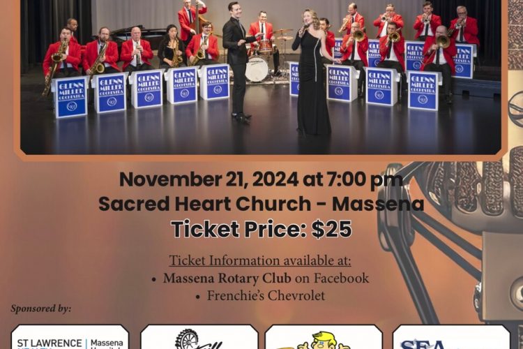 The world famous Glenn Mill Orchestra in Massena Novermber 21st