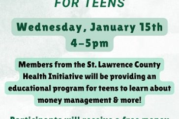 Money Management for Teens Wednesday January 15th