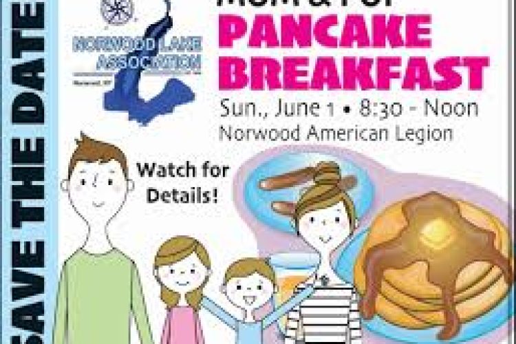 Mother's and Father's Day Pancake Breakfast Sunday, June 1