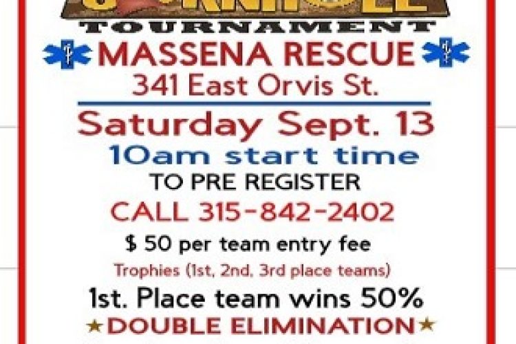 Cornhole Tournament September 13th