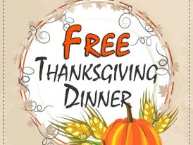 Free Thanksgiving Dinner November 26th